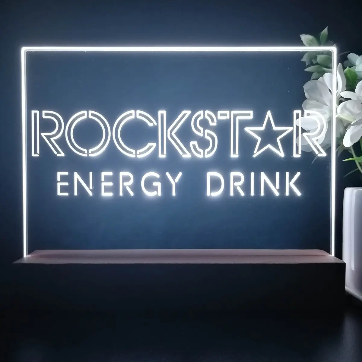 Rockstar Energy Drink Neon Sign Pub Bar Decor Lamp 1