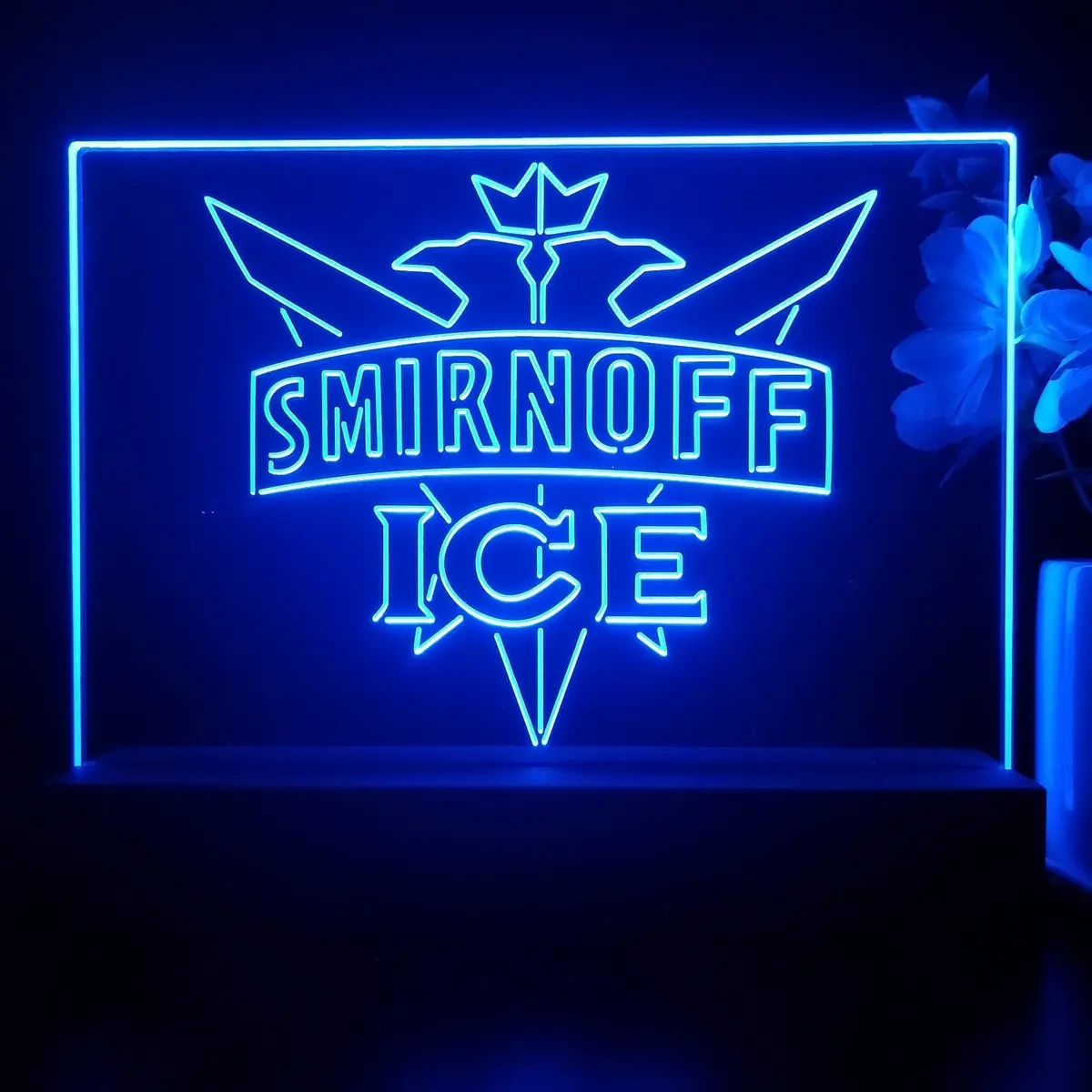 Smirnoff Vodka Bar Neon Sign Pub Bar Decor Lamp 1