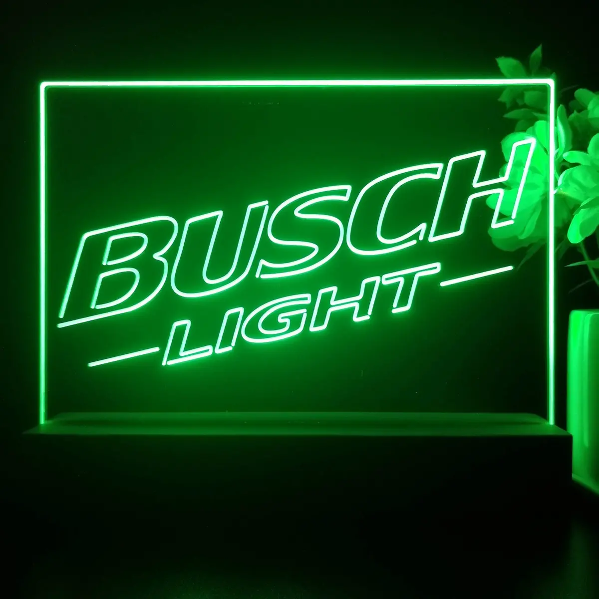 Busch Light Upslope Logo Neon Sign Pub Bar Decor Lamp 1
