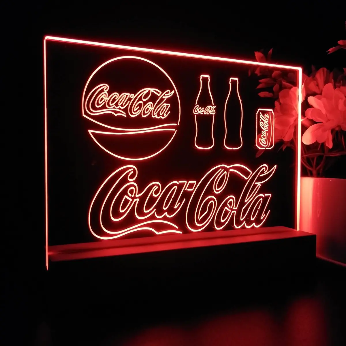 Coca Cola Merchandise Gift Neon Sign Pub Bar Decor Lamp 1