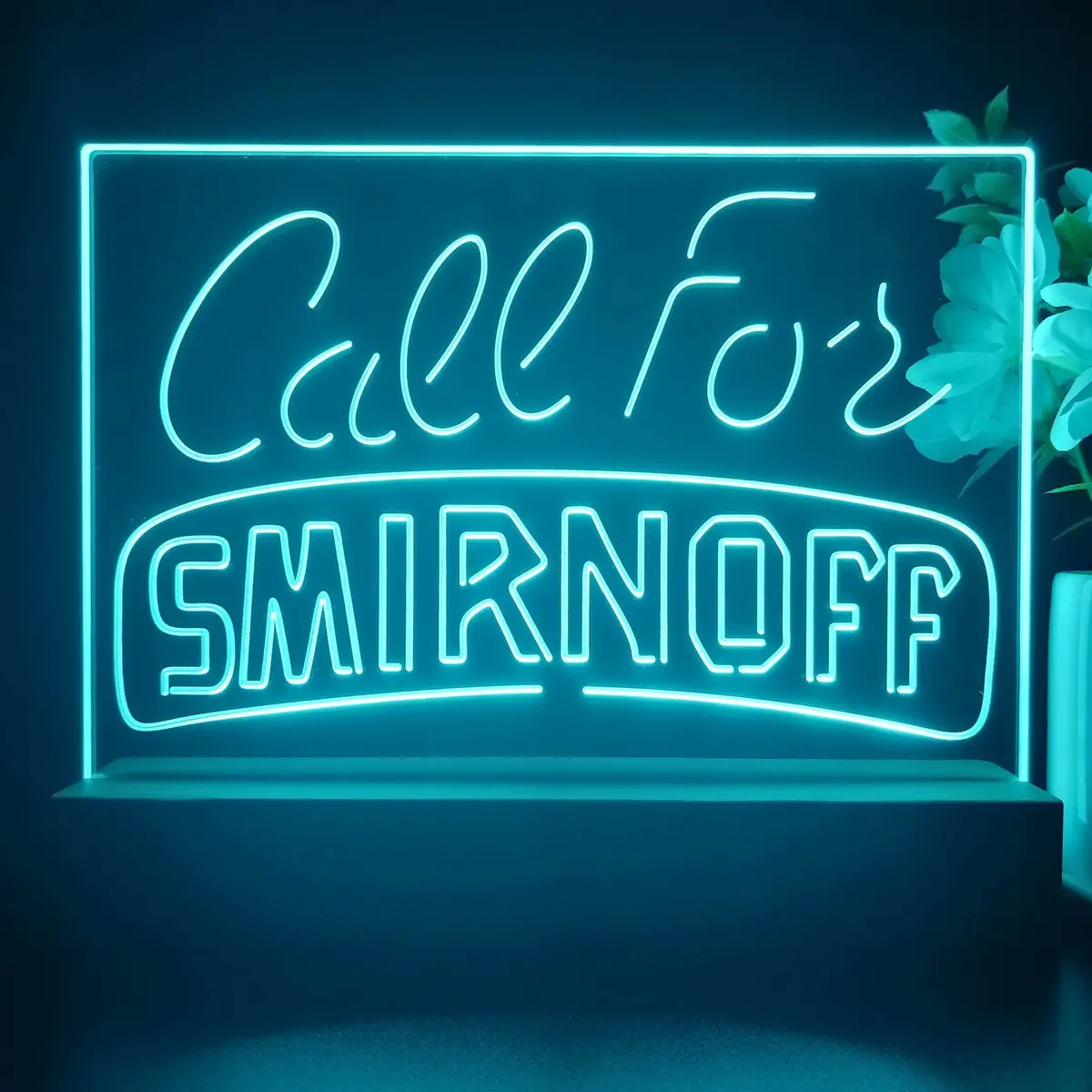 Call For Smirnoff Neon Sign Pub Bar Decor Lamp 1
