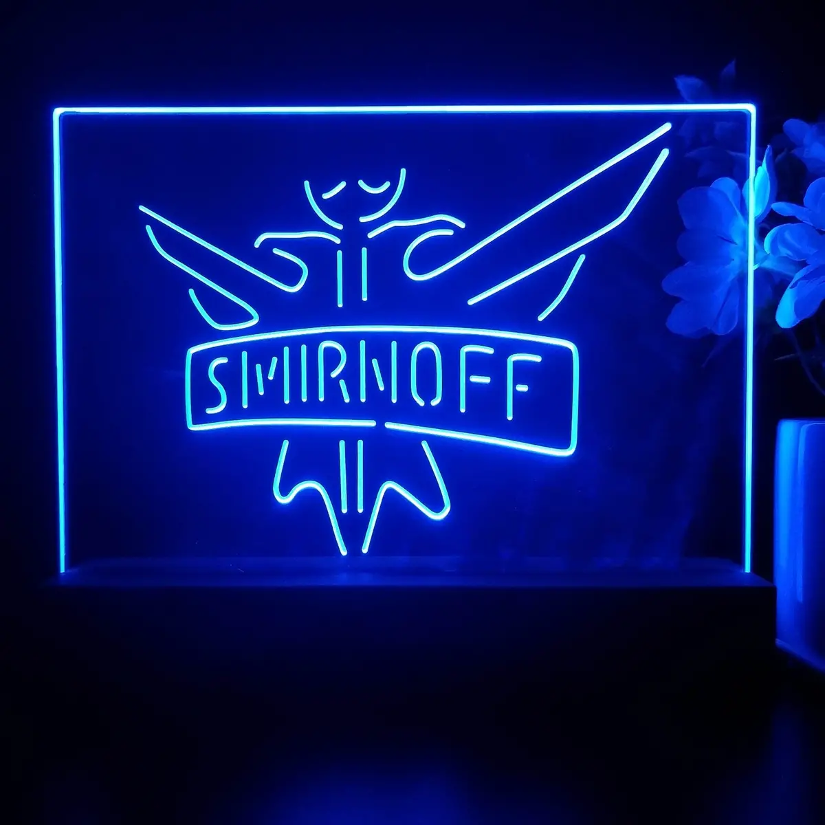 Smirnoff Beverages Neon Sign Pub Bar Decor Lamp 1