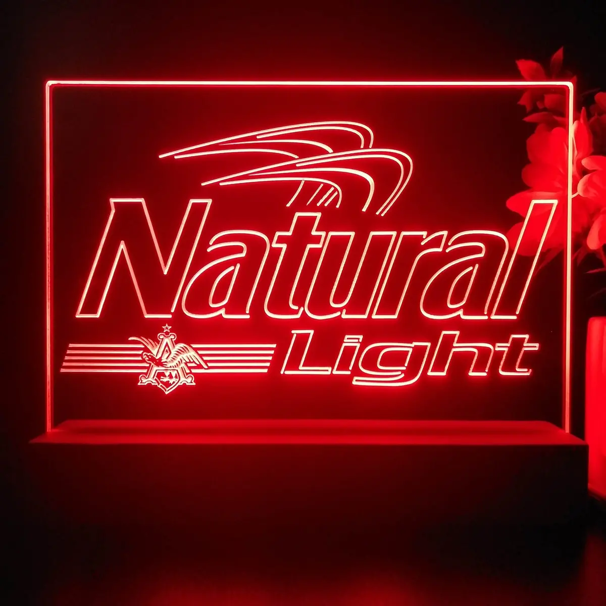 Natural Light Eagle Neon Sign Pub Bar Decor Lamp 1