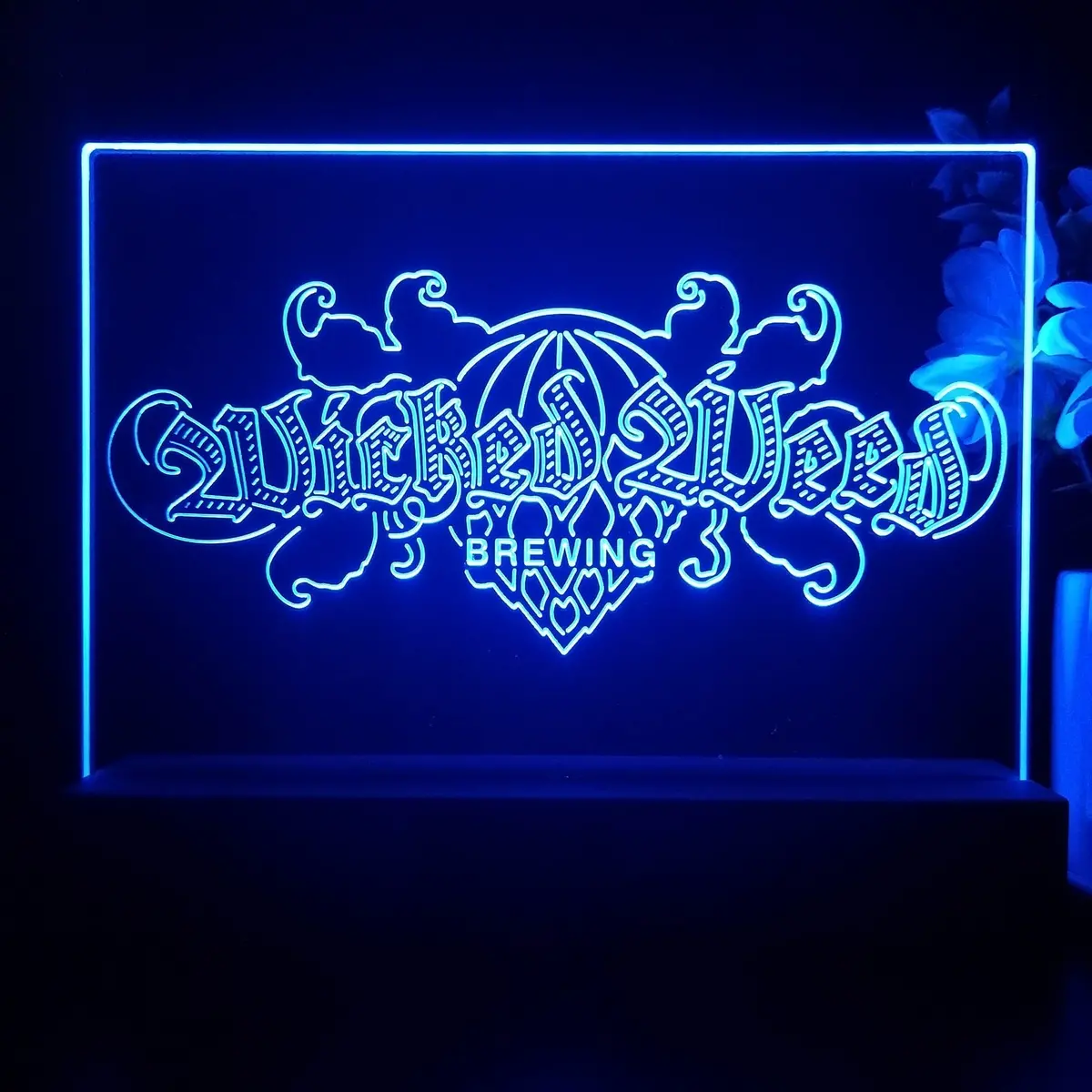 Wicked Weed Brewing Co. Neon Sign Pub Bar Decor Lamp 1