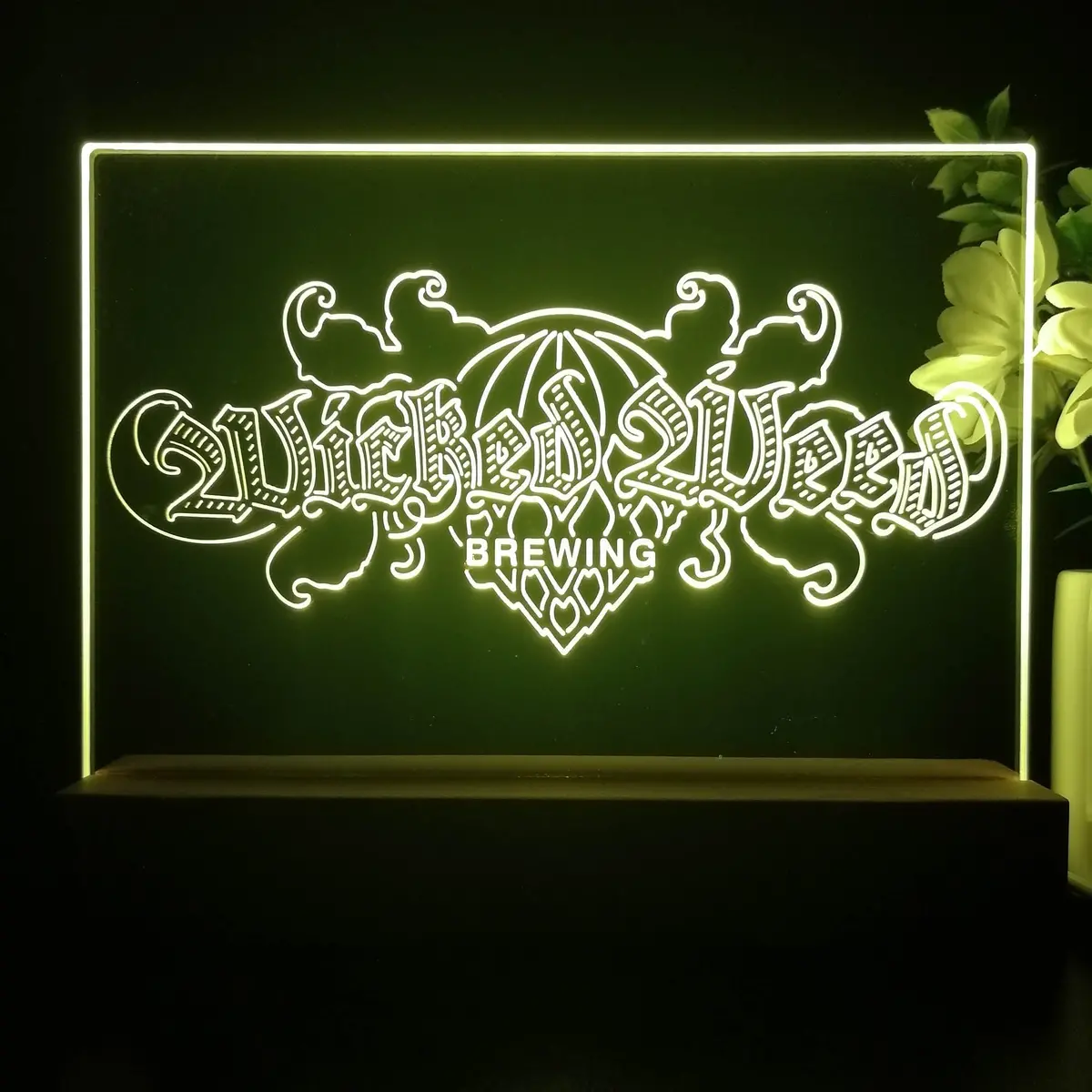 Wicked Weed Brewing Co. Neon Sign Pub Bar Decor Lamp 2