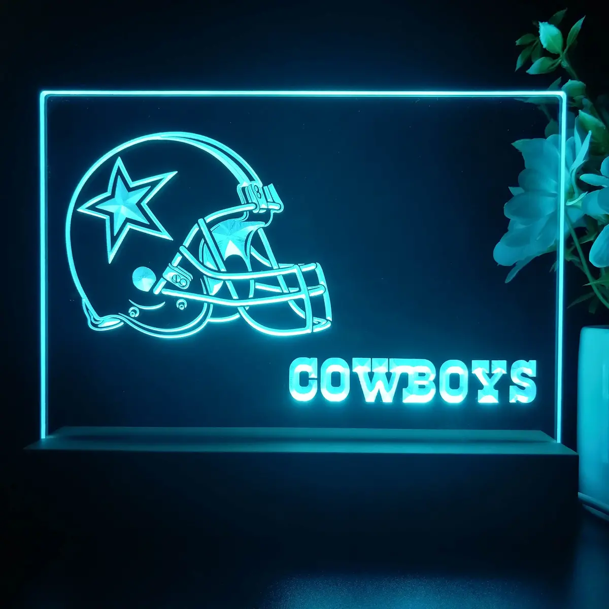 Dallas Cowboys Neon Sign Pub Bar Lamp 2