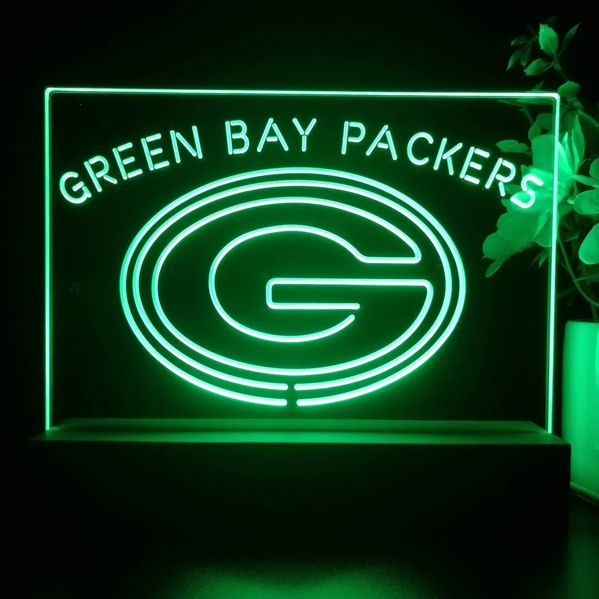 Green Bay Packers  Neon Sign Pub Bar Lamp 1