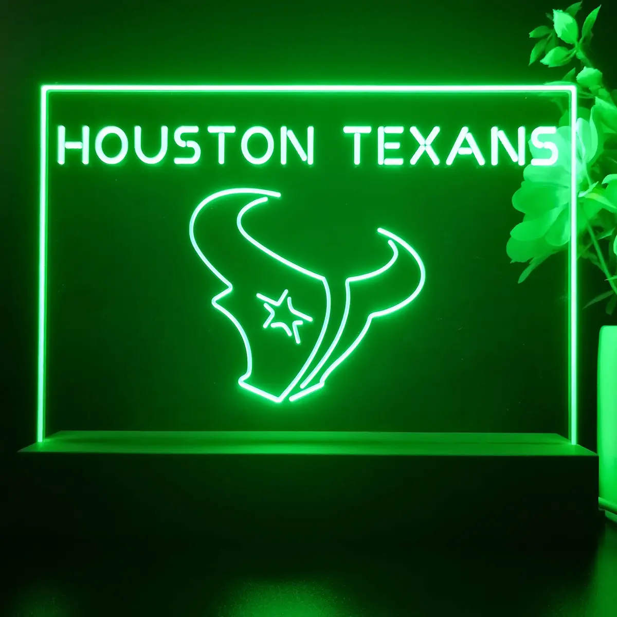Houston Texans Neon Sign Pub Bar Lamp 1