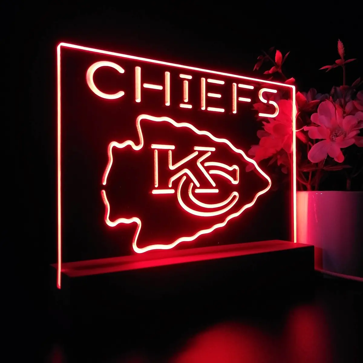 Kansas City Chiefs  Neon Sign Pub Bar Lamp 1