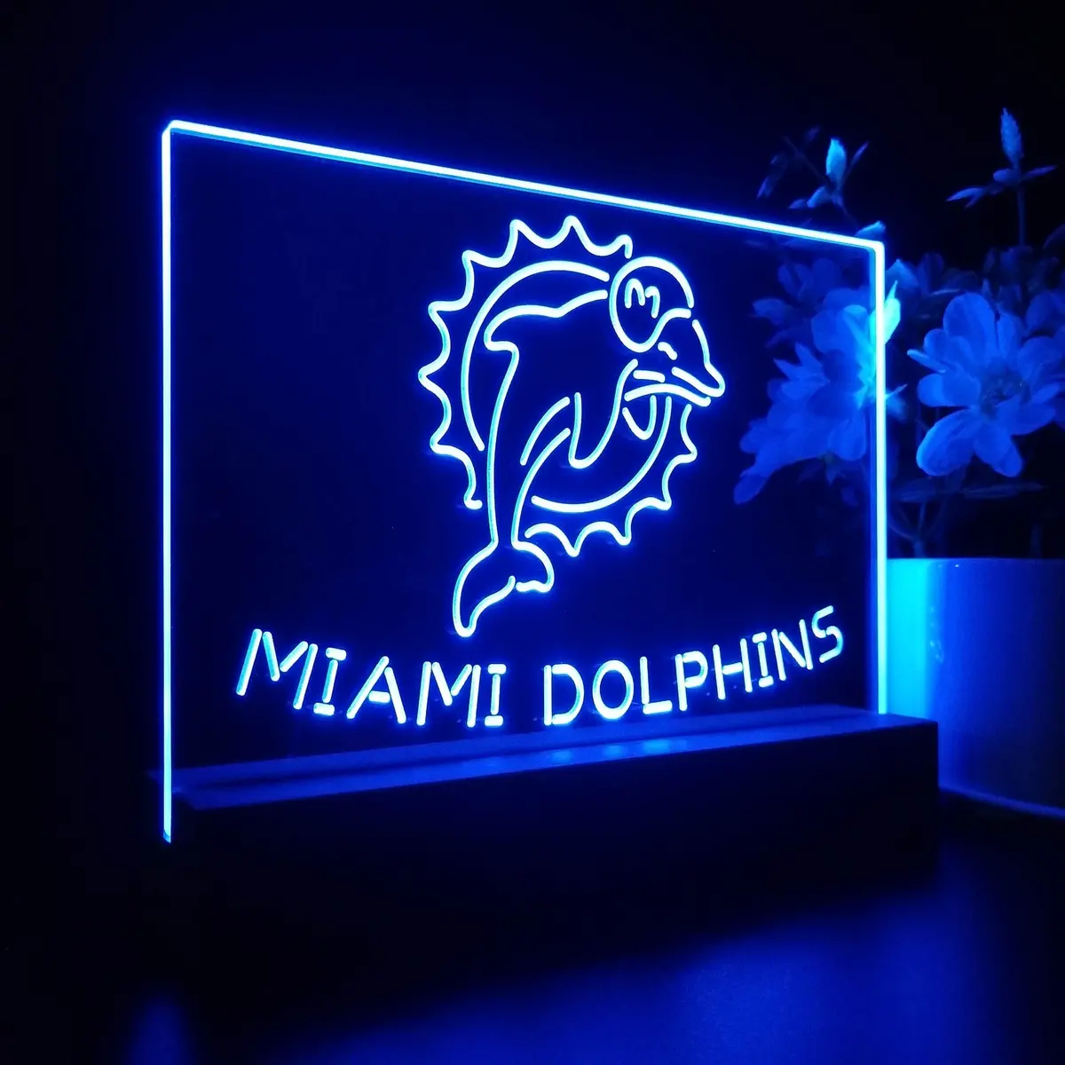 Miami Dolphins Neon Sign Pub Bar Lamp 1