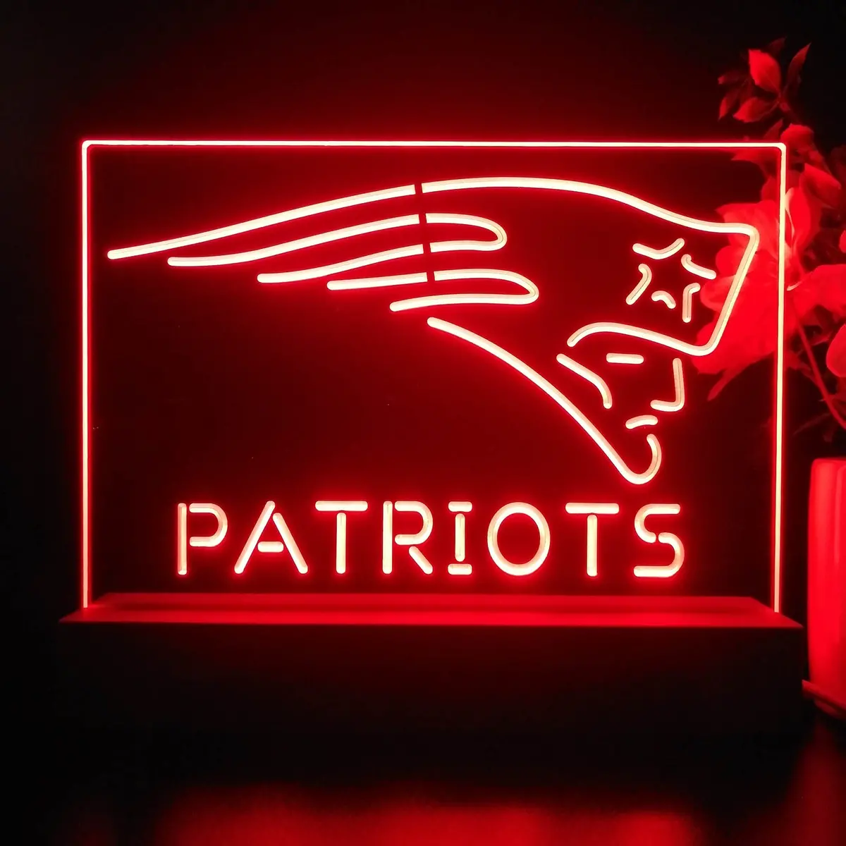 New England Patriots  Neon Sign Pub Bar Lamp 1