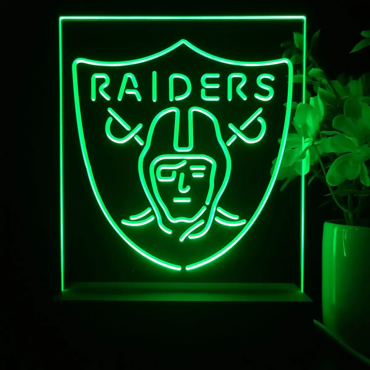 Las Vegas Raiders Pub Bar Lamp 1