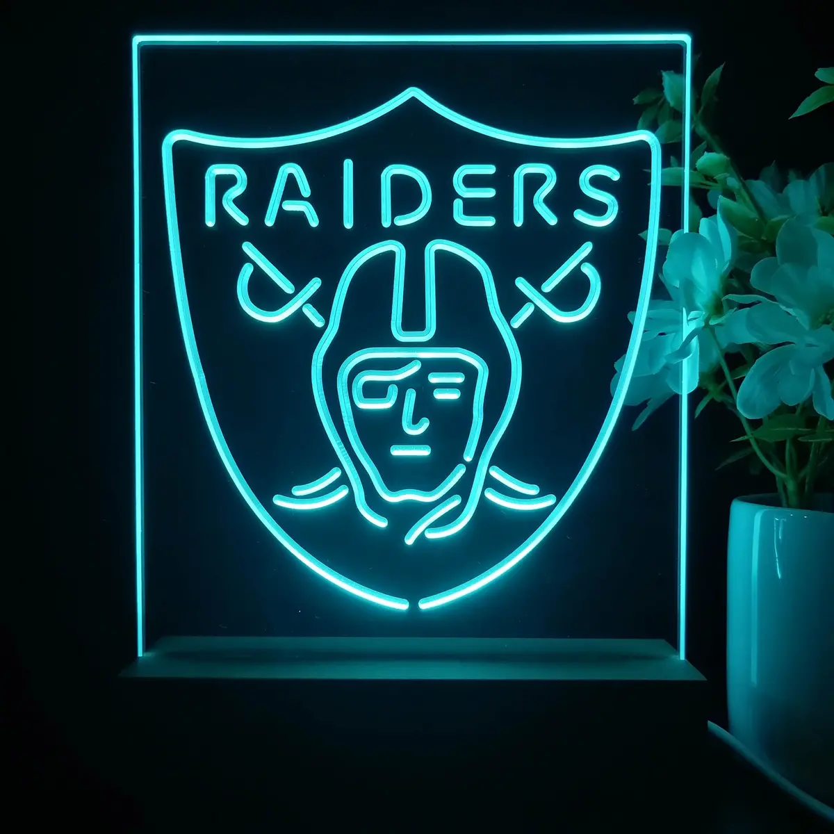 Las Vegas Raiders Pub Bar Lamp 2