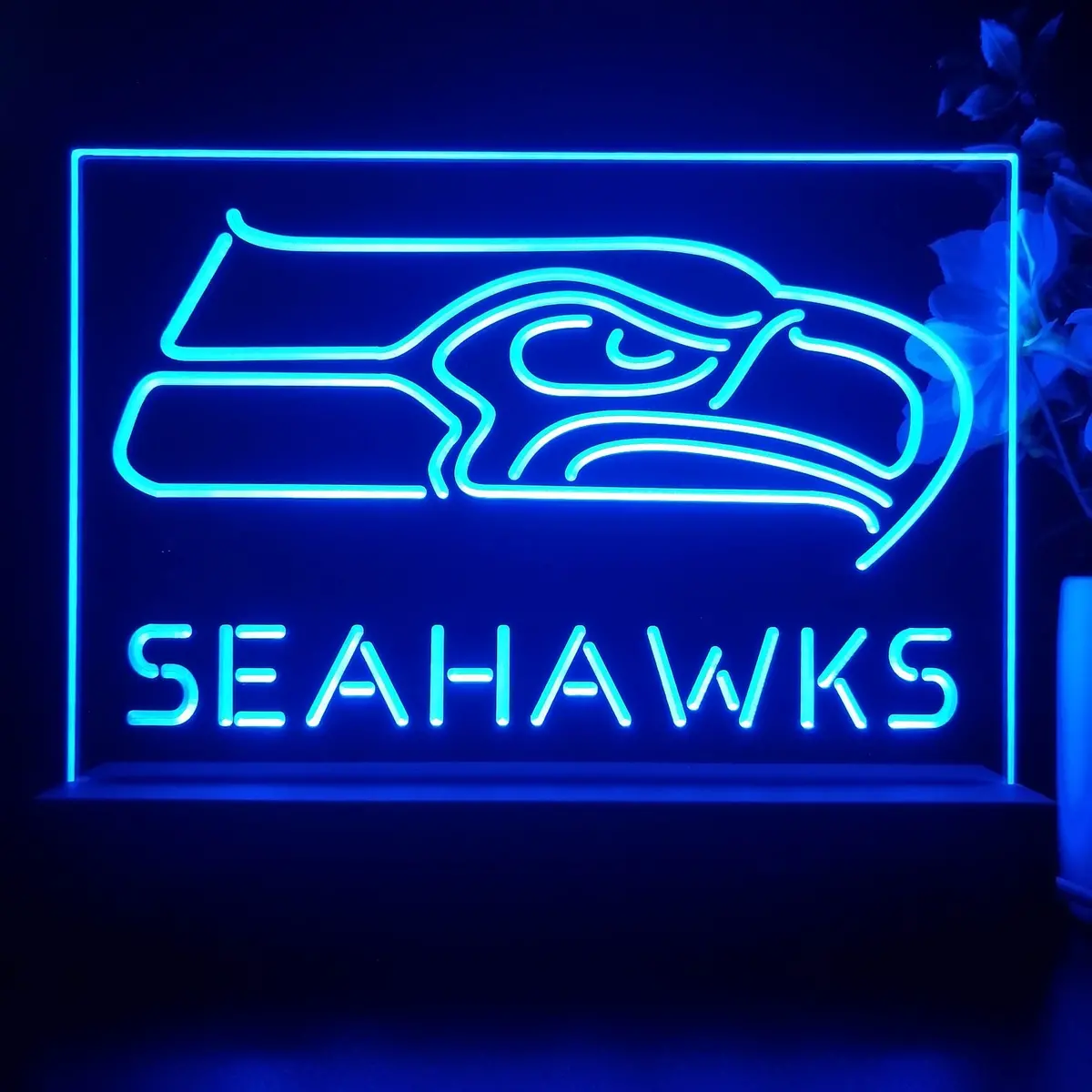 Seattle Seahawks Neon Sign Pub Bar Lamp 1