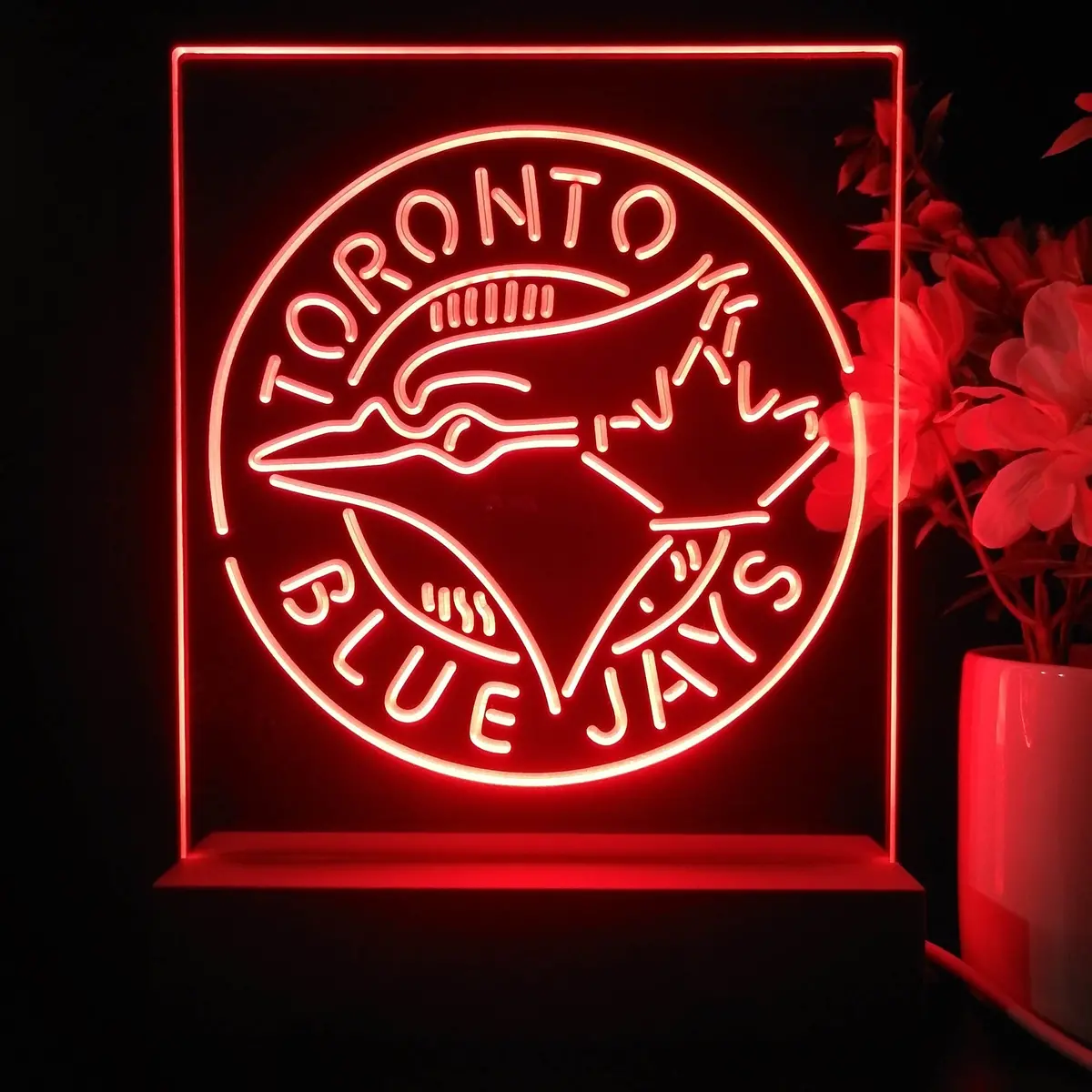 Toronto Blue Jays Neon Sign Table Top Lamp 1