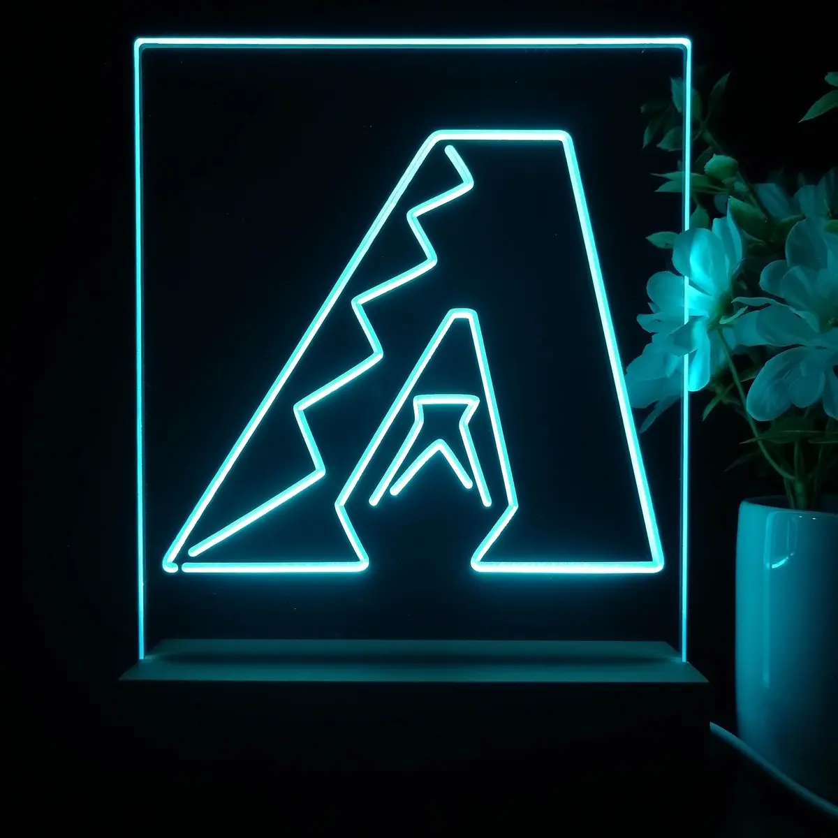 Arizona Diamondbacks Neon Sign Table Top Lamp 1