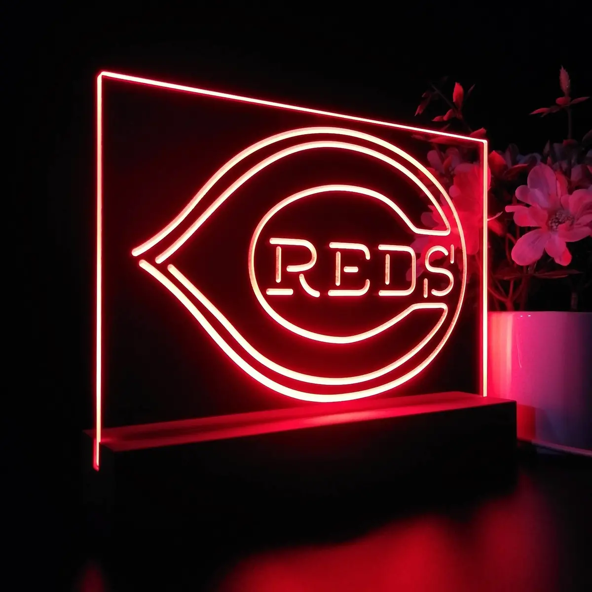 Cincinnati Reds Neon Sign Pub Bar Lamp 1