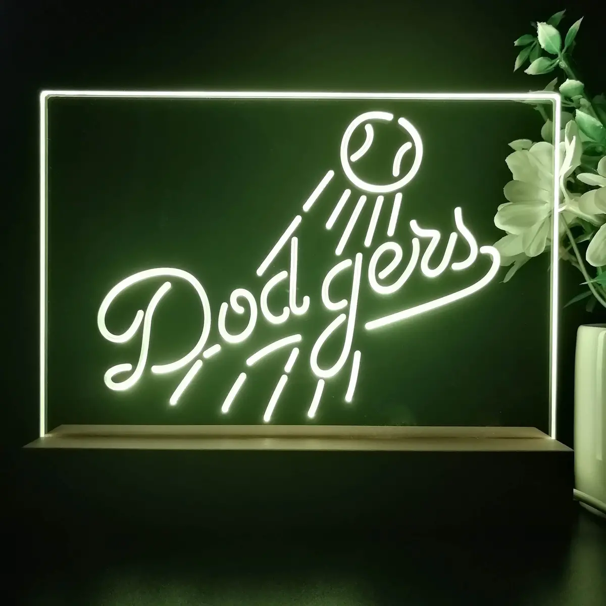 Los Angeles Dodgers Neon Sign Pub Bar Lamp 1