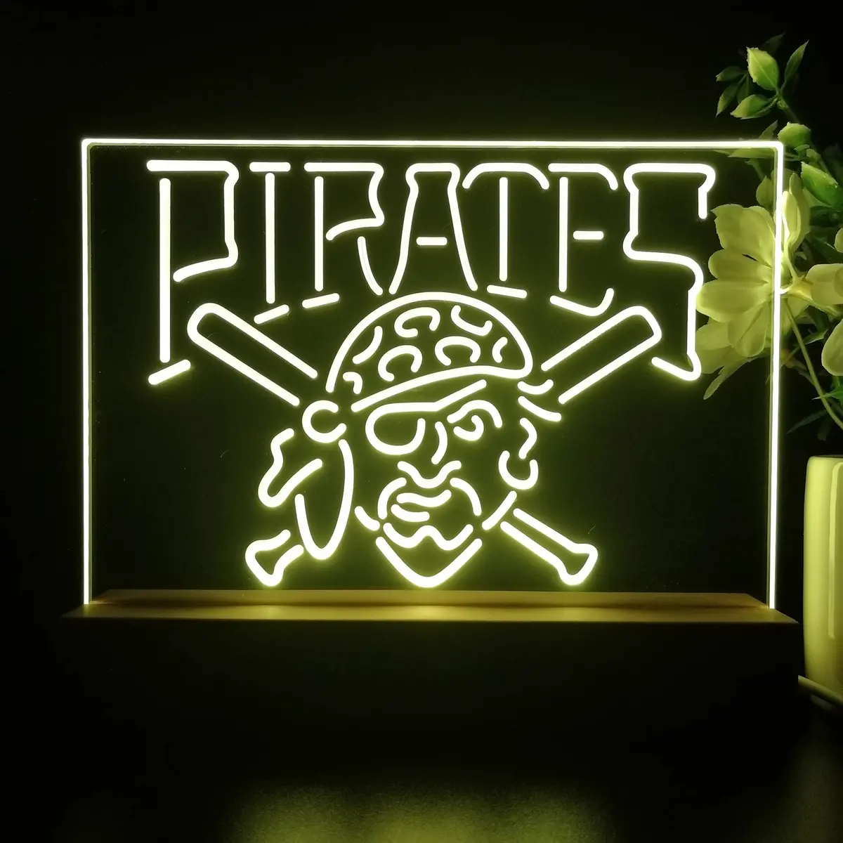 Pittsburgh Pirates Neon Sign Pub Bar Lamp 1