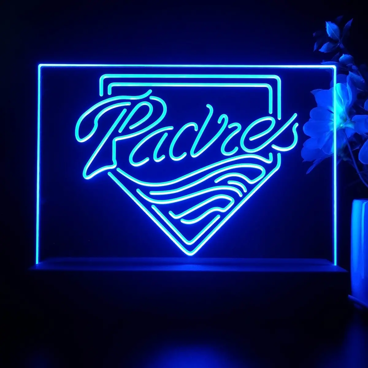 San Diego Padres Neon Sign Pub Bar Lamp 2