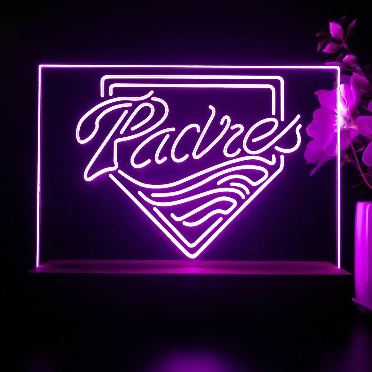 San Diego Padres Neon Sign Pub Bar Lamp 1