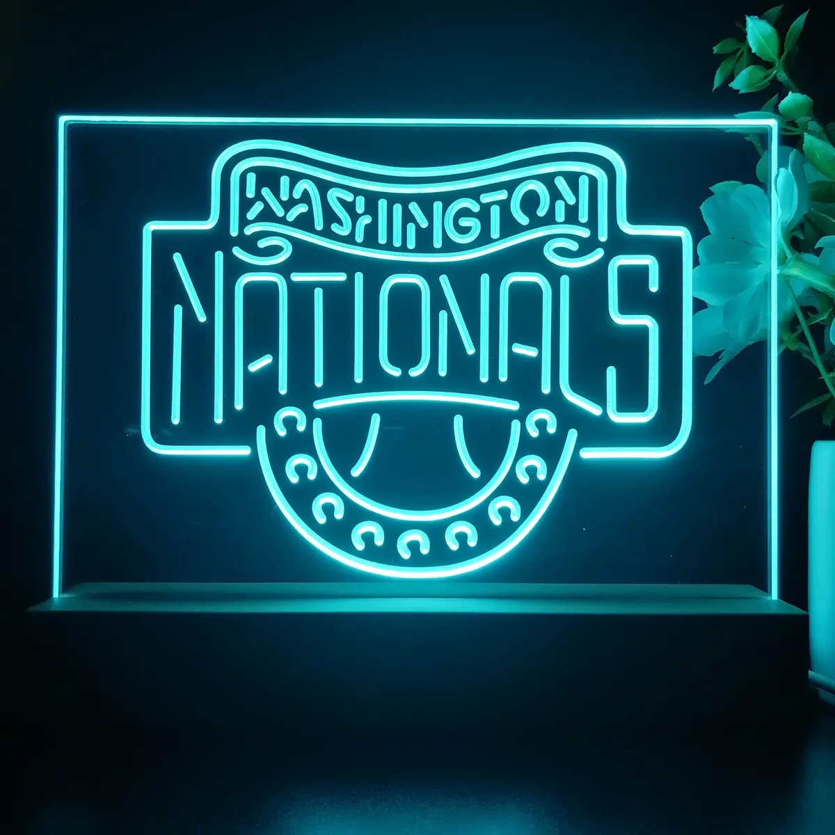 Washington Nationals Neon Sign Pub Bar Lamp 1