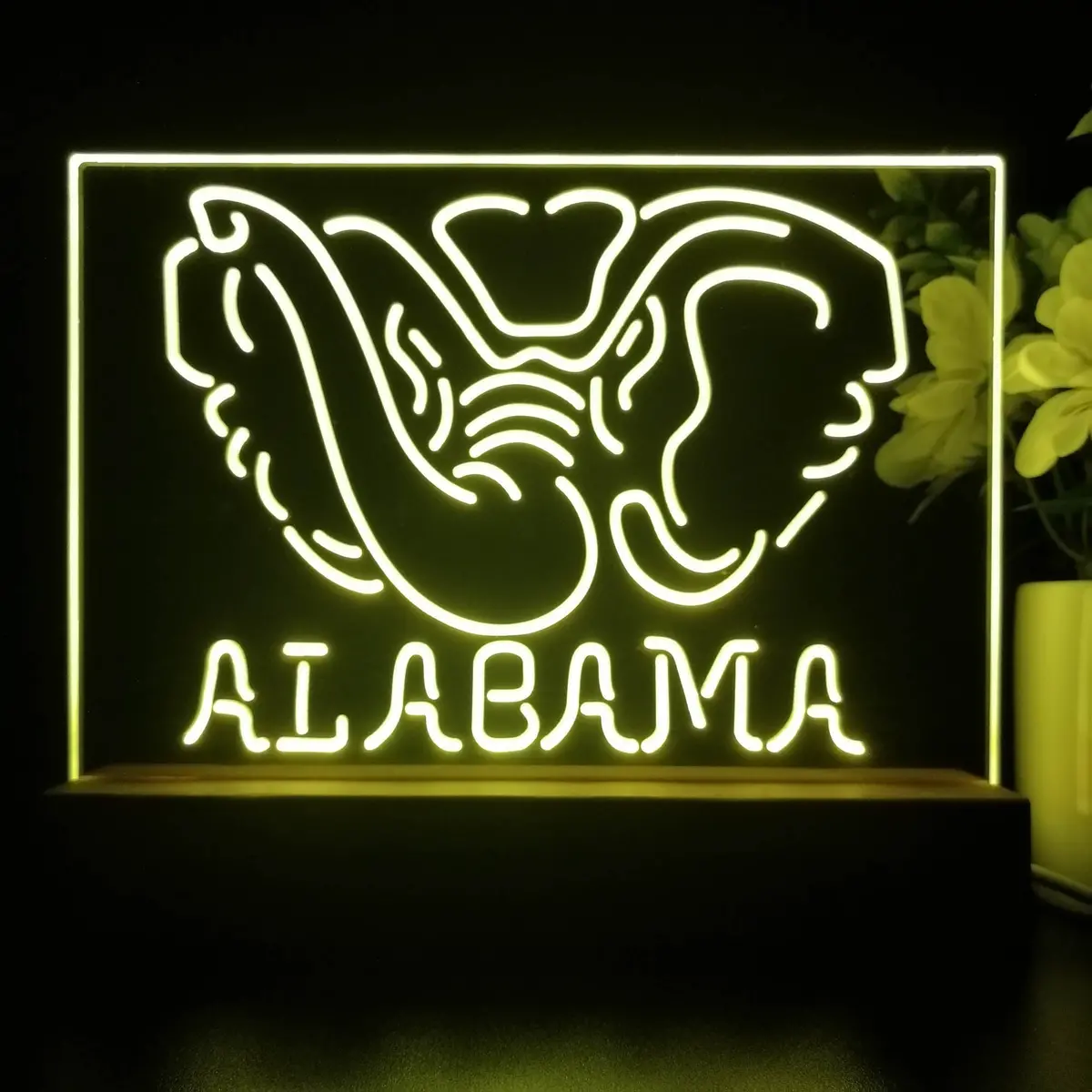 Alabama Crimson Tide 3D Illusion Night Light Desk Lamp 1