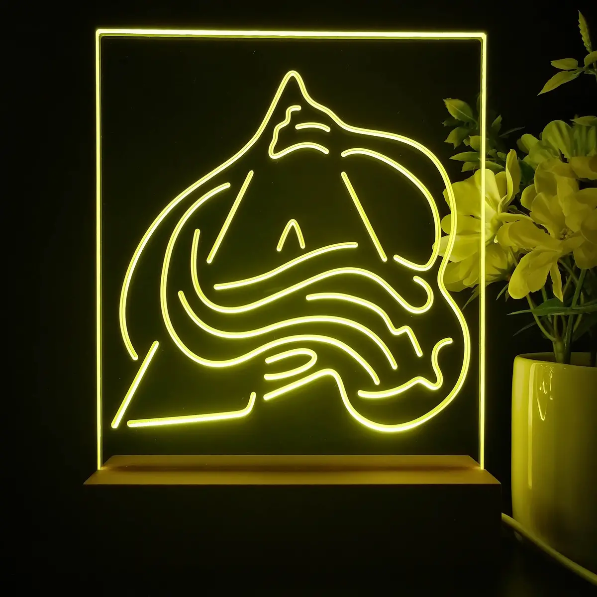Colorado Avalanches Neon Sign Table Top Lamp 1