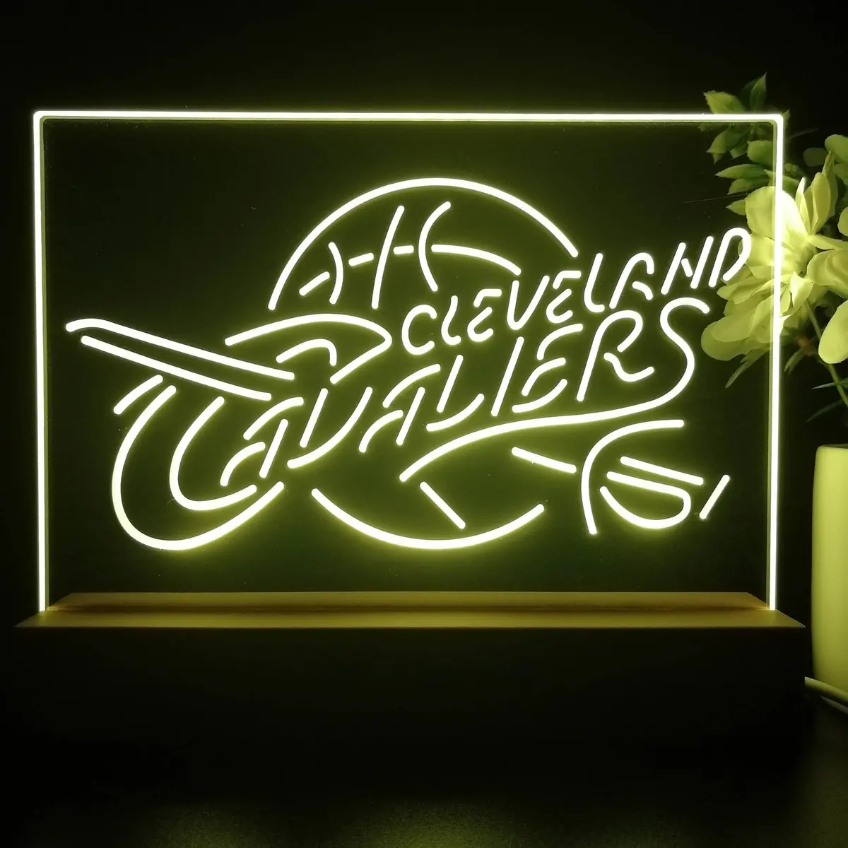 Cleveland Cavaliers 3D Illusion Night Light Desk Lamp 1