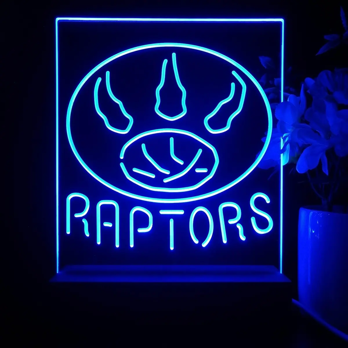 Toronto Raptors Neon Sign Table Top Lamp 2