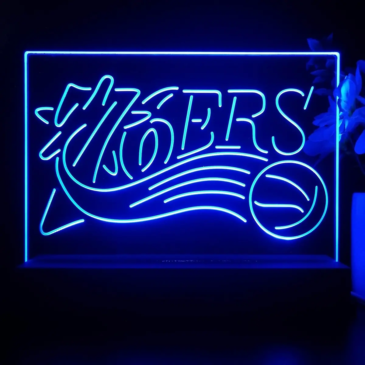 Philadelphia 76Ers 3D Illusion Night Light Desk Lamp 1