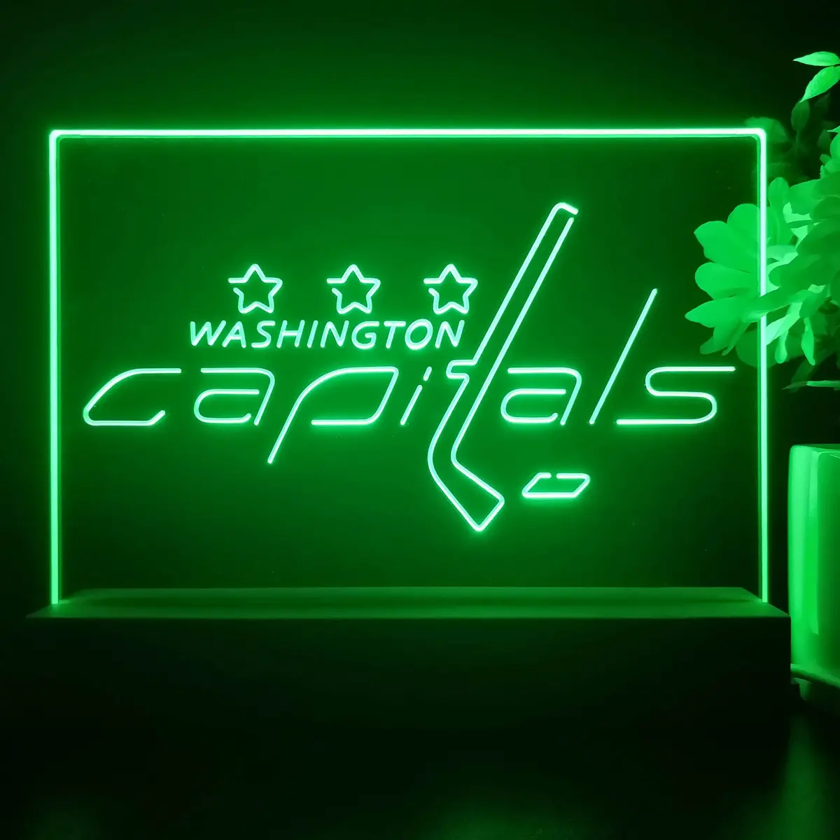 Washington Capitals Night Light Pub Bar Lamp 2