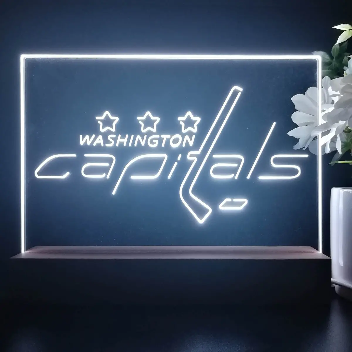 Washington Capitals Night Light Pub Bar Lamp 1