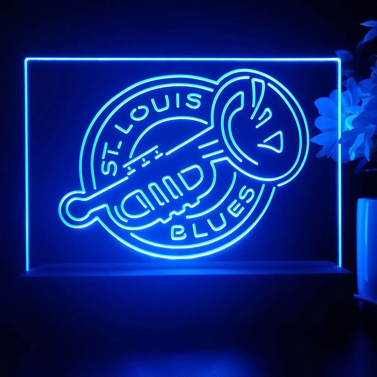 St Louis Blues Night Light Pub Bar Lamp 1