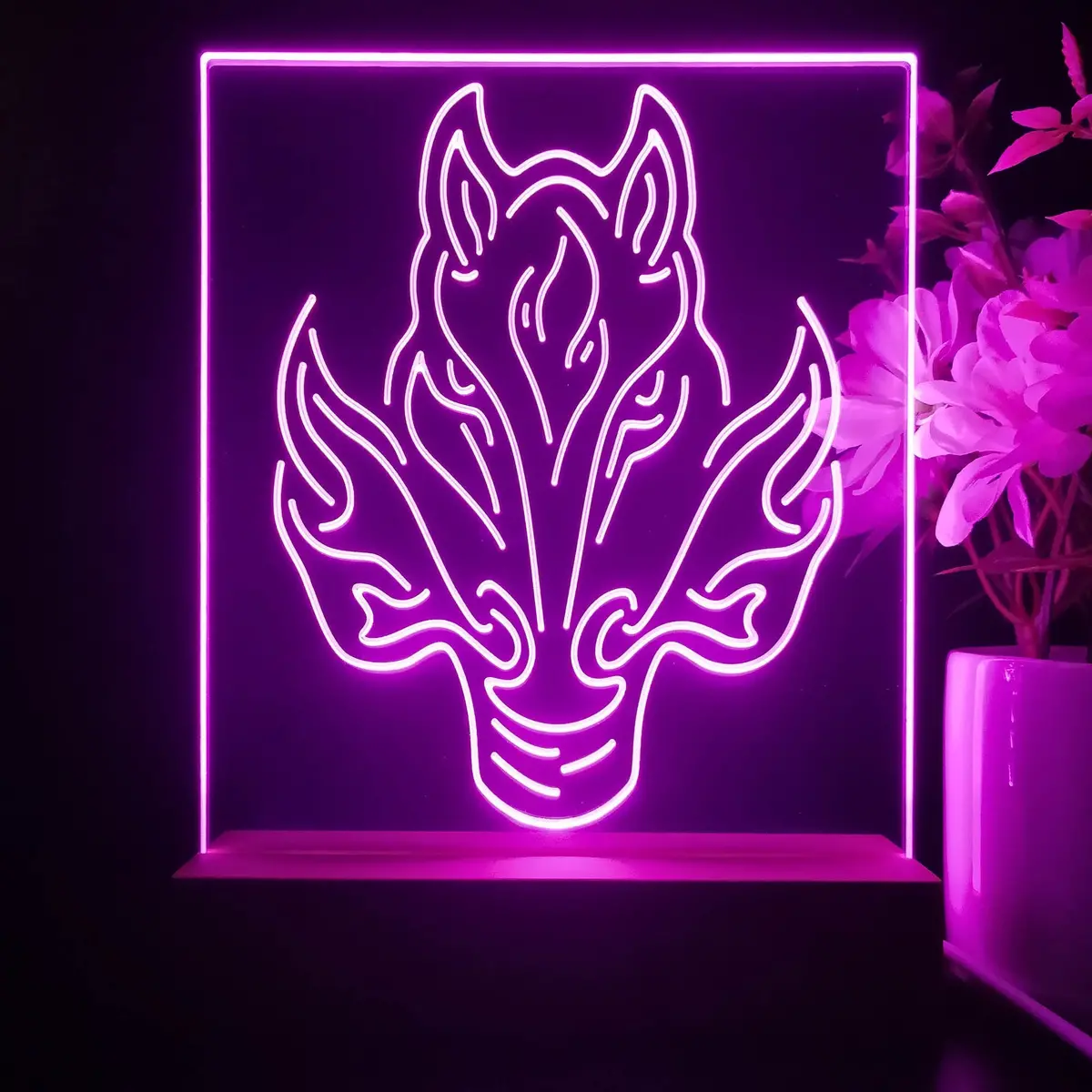 Calgary Flames Night Light Neon Pub Bar Lamp 1