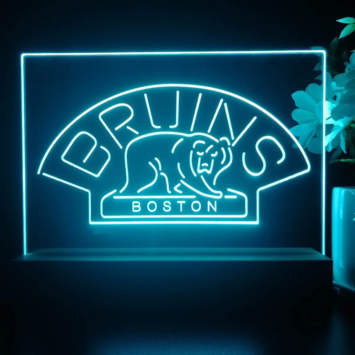 Boston Bruins Night Light Pub Bar Lamp 1