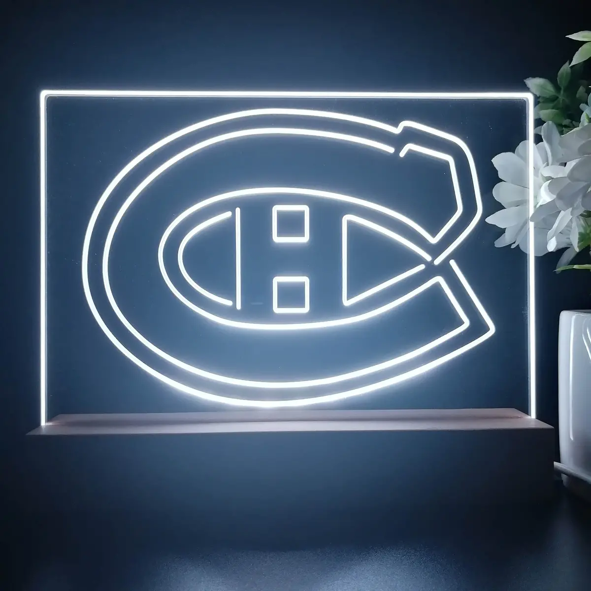 Montreal Canadiens Night Light Pub Bar Lamp 1