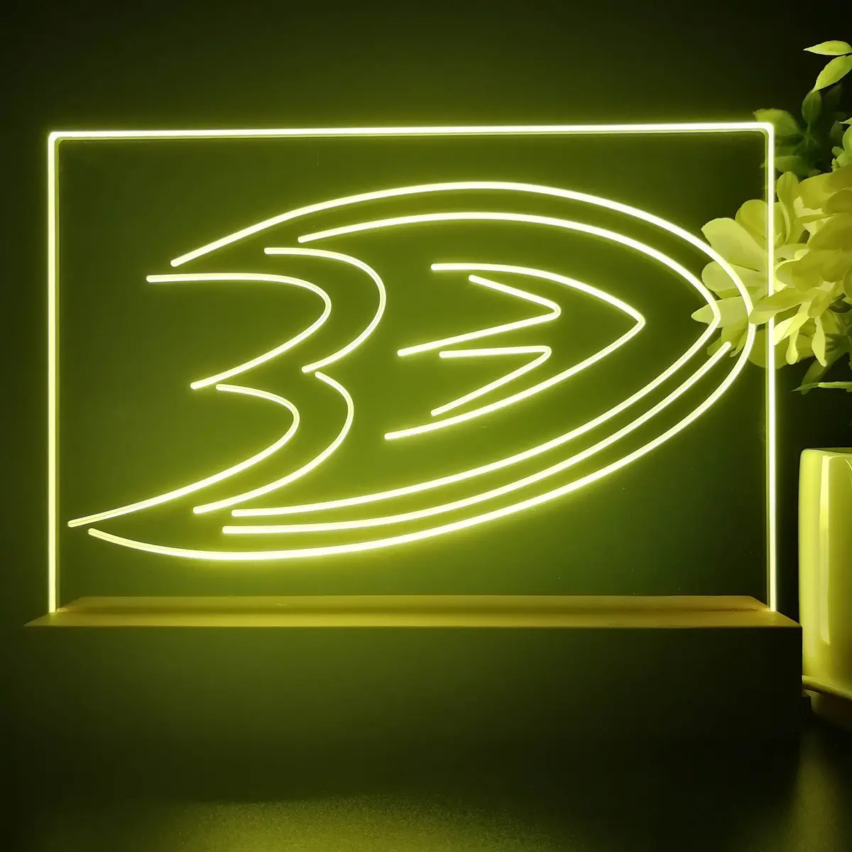 Anaheim Ducks Night Light Pub Bar Lamp 1