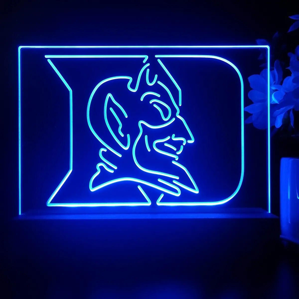 Duke Blue Devils Night Light Pub Bar Lamp 2