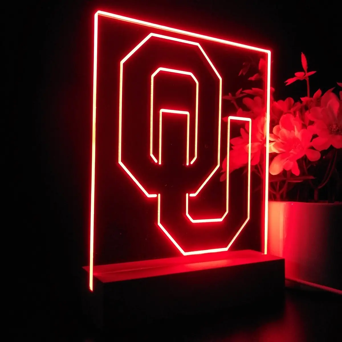 Oklahoma Sooners Neon Sign Pub Bar Lamp 1