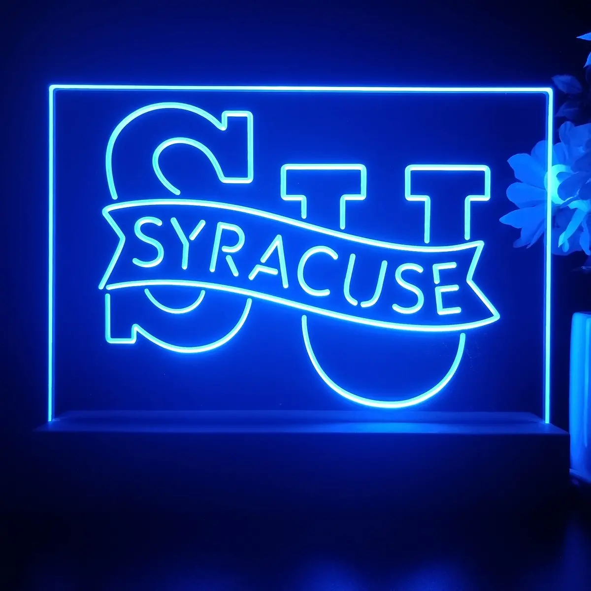 Syracuse Orange Night Light Pub Bar Lamp 2