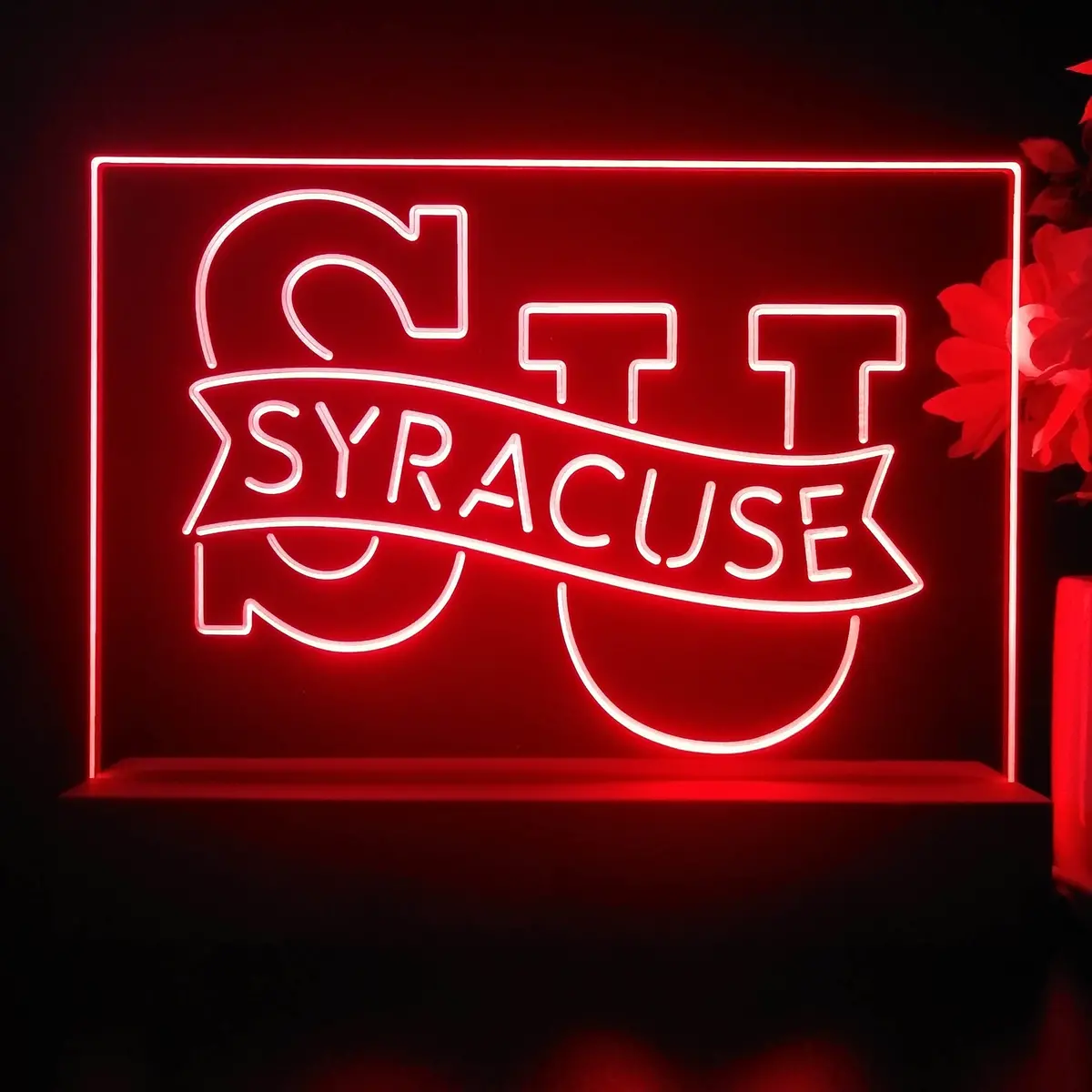 Syracuse Orange Night Light Pub Bar Lamp 1