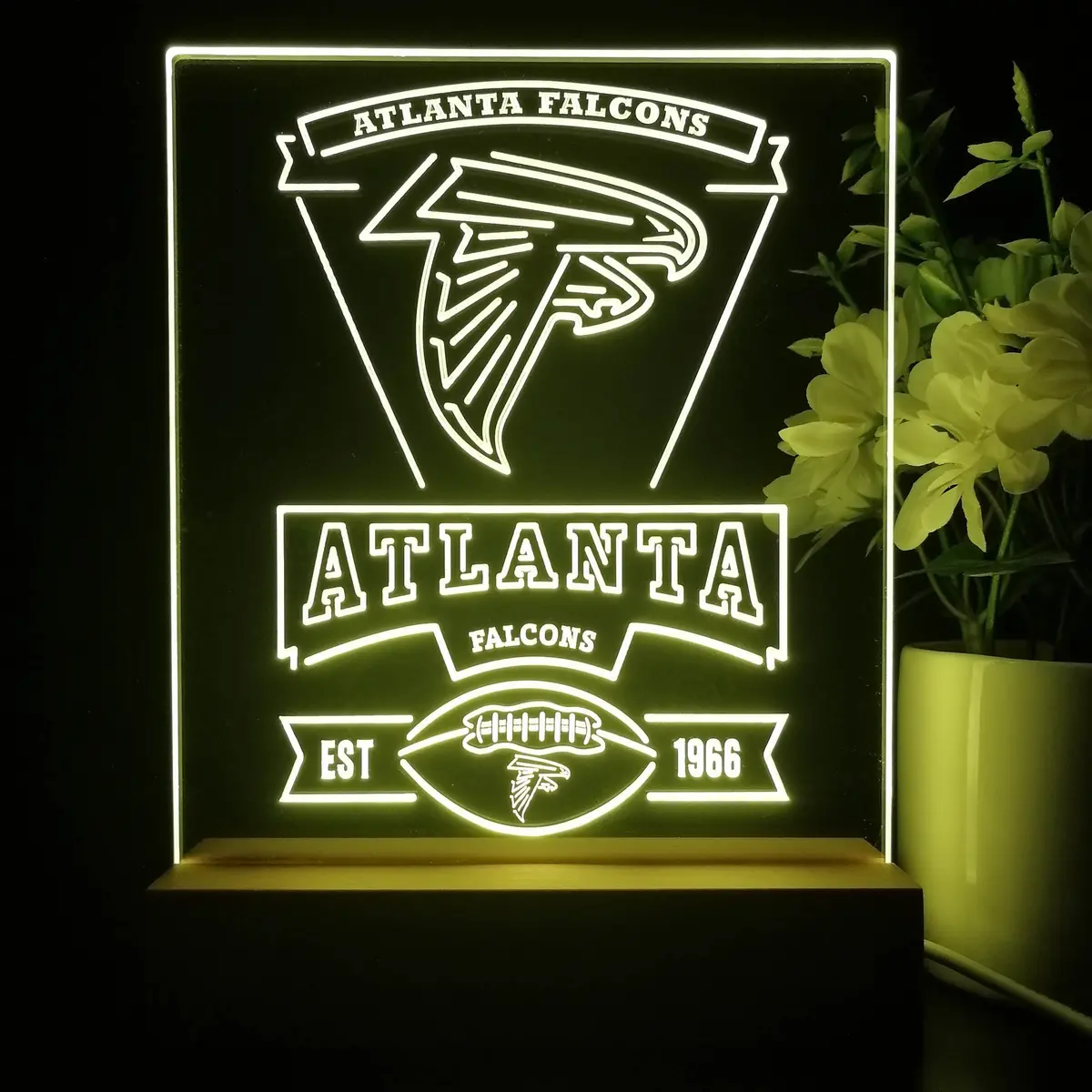 Atlanta Falcons Souvenir Neon Sign Pub Bar Lamp 1