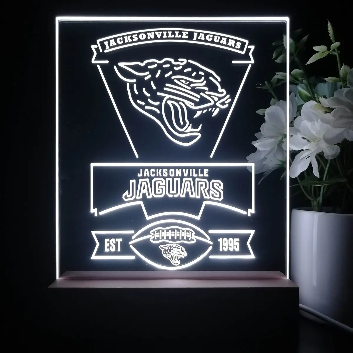 Jacksonville Jaguars Souvenir Neon Sign Pub Bar Lamp 1