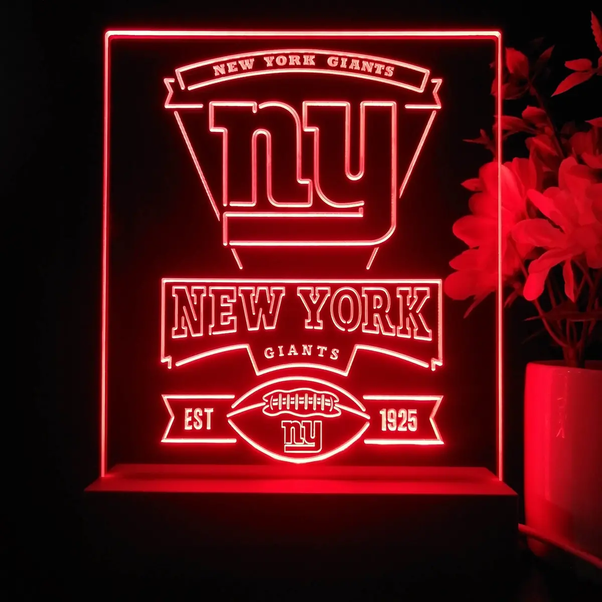 New York Giants Neon Sign Pub Bar Lamp 2