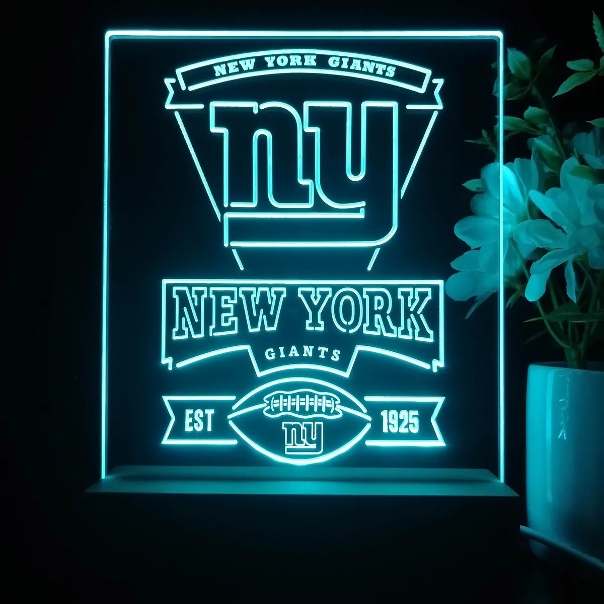 New York Giants Neon Sign Pub Bar Lamp 1