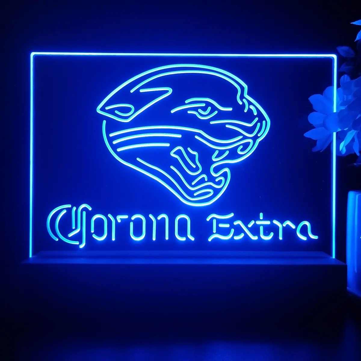 Corona Extra Bar Jacksonville Jaguars Est. 1995 Night Light Pub Bar Lamp 1