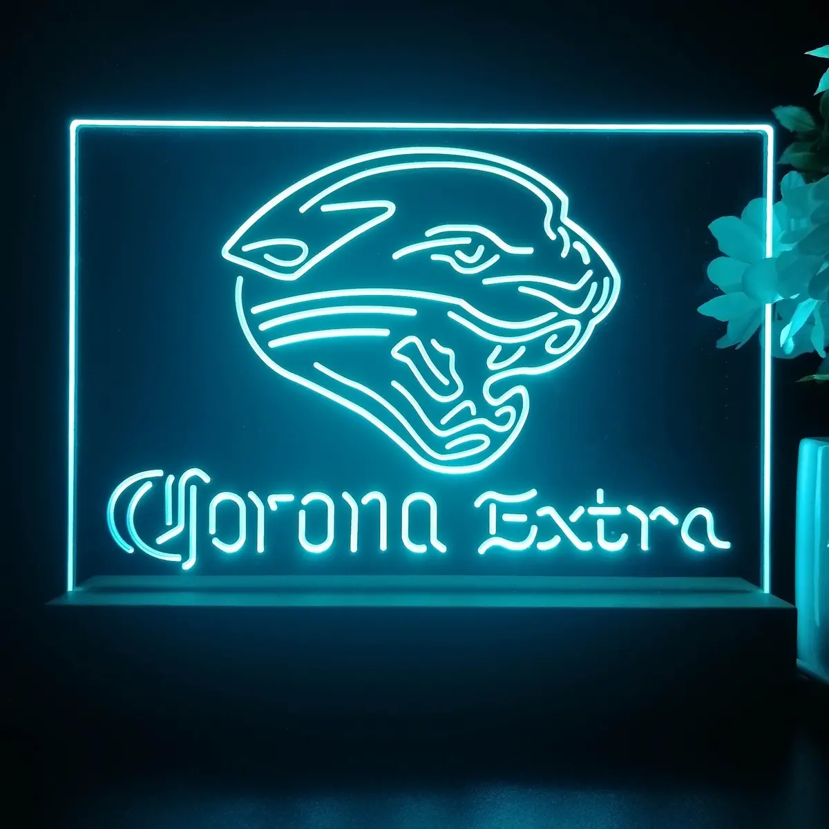 Corona Extra Bar Jacksonville Jaguars Est. 1995 Night Light Pub Bar Lamp 2