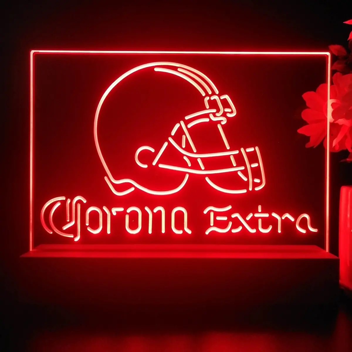 Corona Extra Bar Cleveland Browns Est. 1946 Night Light Pub Bar Lamp 1