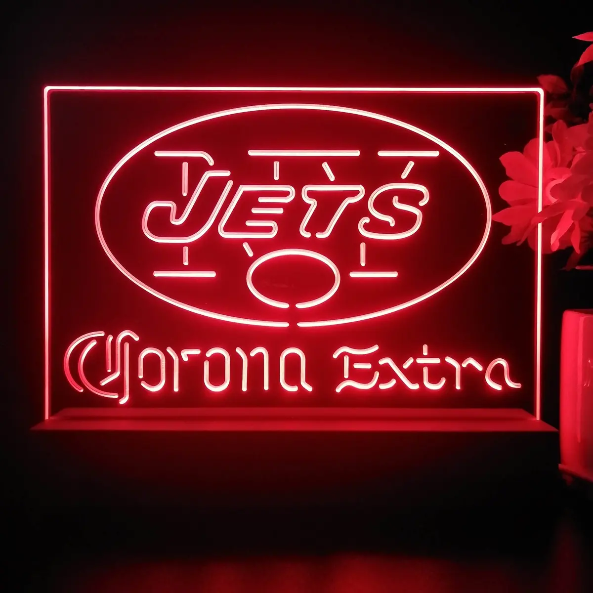 Corona Extra Bar New York Jets Est. 1960 Night Light Pub Bar Lamp 1